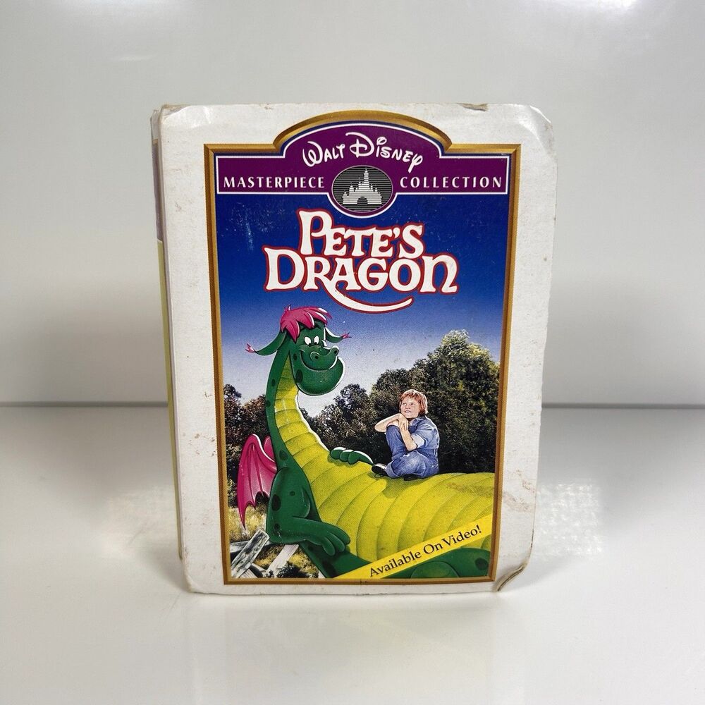 Vintage Disney Pete The Magic Elliot The Dragon  Green Plastic Figure Toy